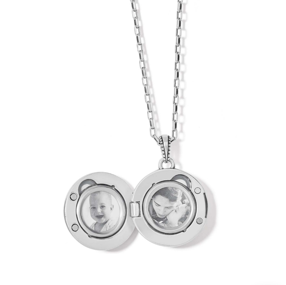 Romanza Round Locket NecklaceFrom the Brighton's Love Lockets Collection